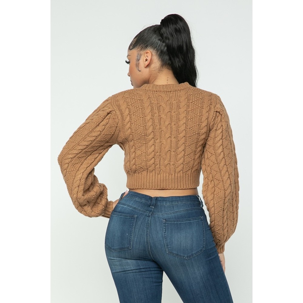 Cable Pullover Top - Picture 5 of 8